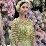 Alyssa Daguise Anggun Siraman: Jumputan Hijau Memukau