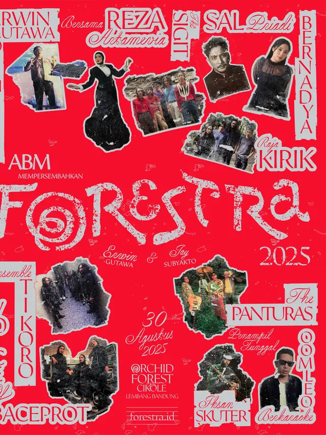 Forestra 2025: Erwin Gutawa, Bernadya, Sal Priadi, Konser Spektakuler!
