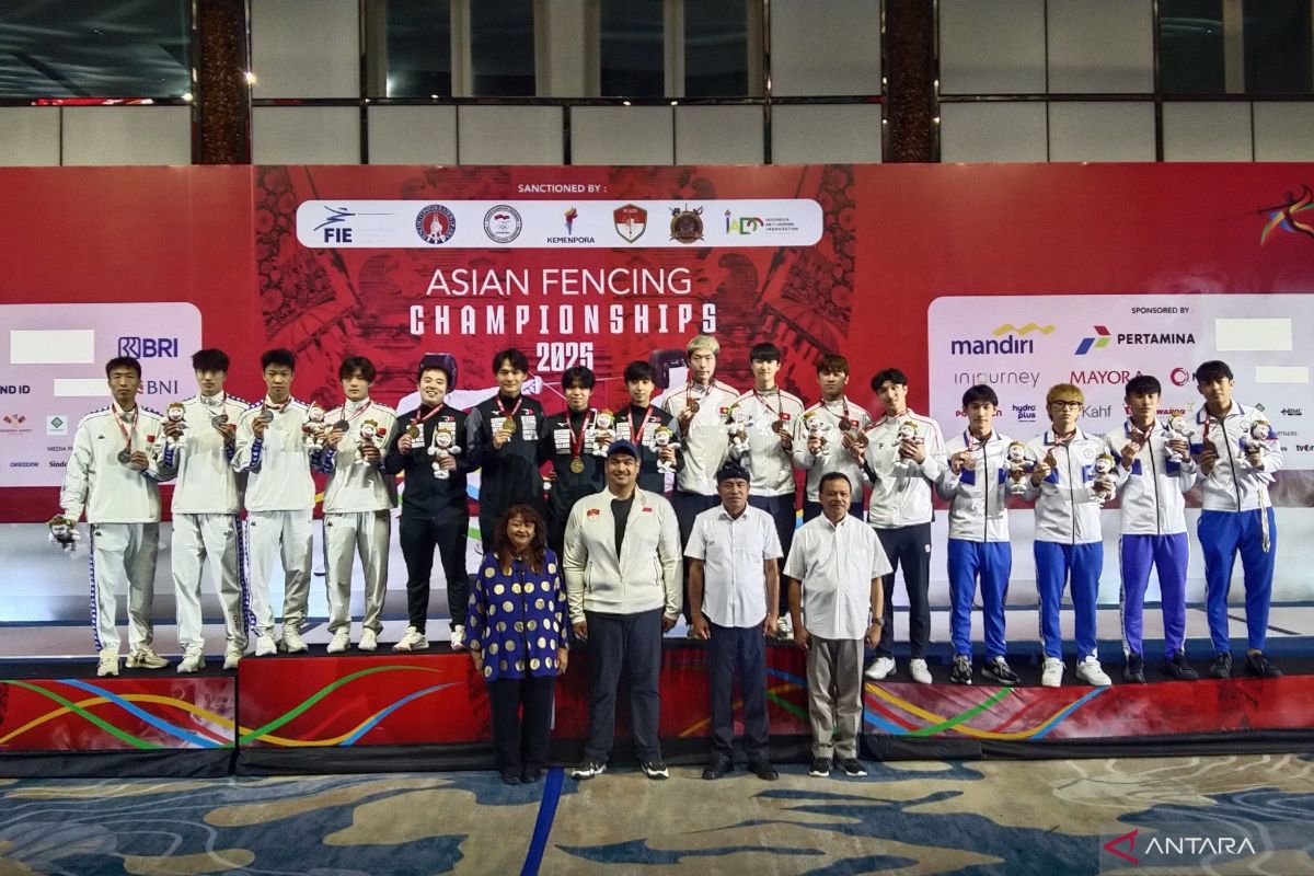 Jepang Raih Gelar Juara Umum Anggar Asia 2025 Bali
