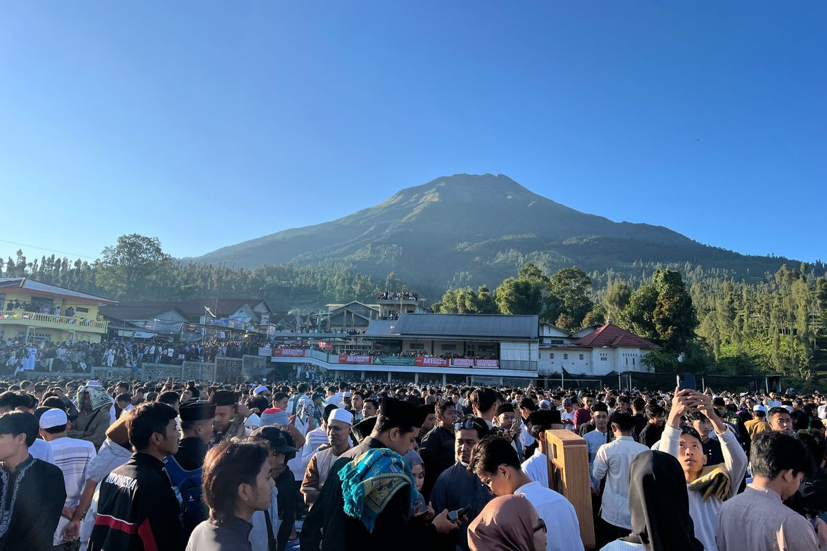 Lapangan Garung Wonosobo Diperluas, Atasi Jemaah Sholat Idul Adha