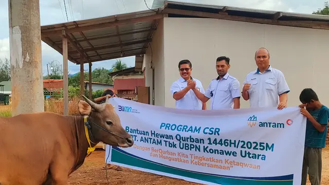 MIND ID Kurban 743 Hewan: Iduladha 2025 Berbagi Berkah