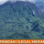 Pendaki Ilegal Merapi Terciduk, Hukumannya Kerja Bakti 3 Bulan