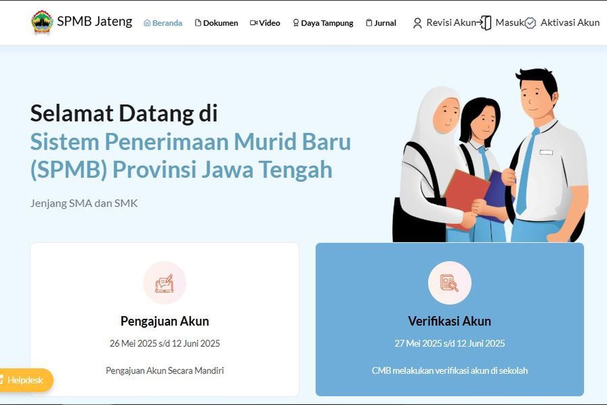 Pengumuman SPMB Jateng 2025: Cek Hasil Sekarang di spmb.jatengprov.go.id